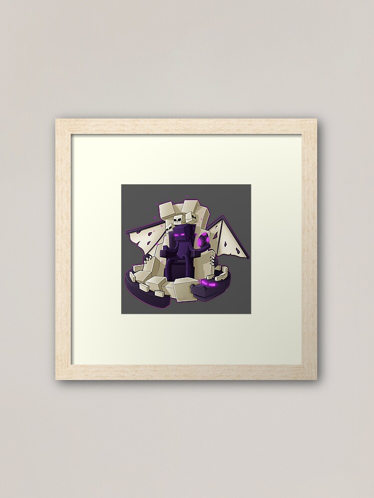 Minecraft Baby Ender Dragon Art Board Print for Sale by Wrenflight