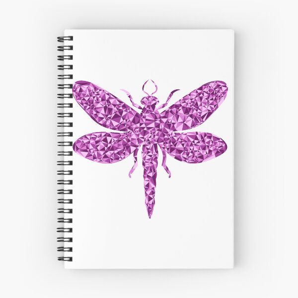 Item preview, Dragonfly Pink Triangular Mosaic Silhouette Design designed and sold by DymondDesigns.