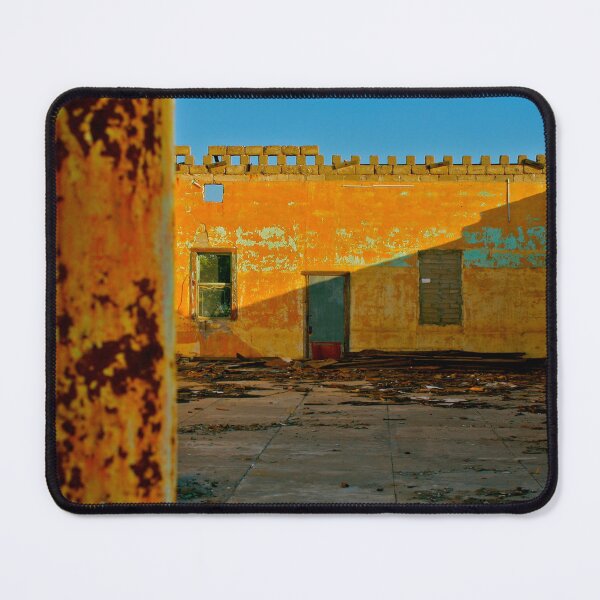 Item preview, Weathered Yellow Adobe Wall Superior Arizona Ghost Town designed and sold by SiliconValleyUS.