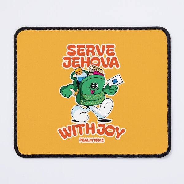 Item preview, Serve Jehovah with Joy – Psalm 100:2 | JW designed and sold by Whim & Verse Studio.