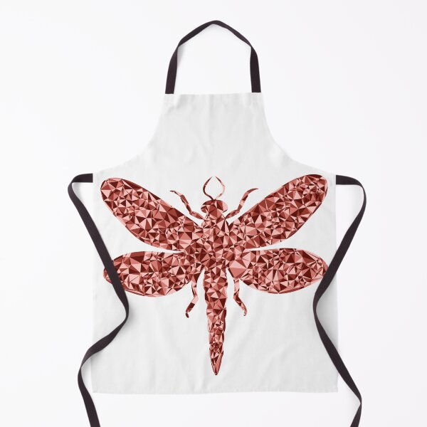 Item preview, Dragonfly Red Triangular Mosaic Silhouette Design designed and sold by DymondDesigns.