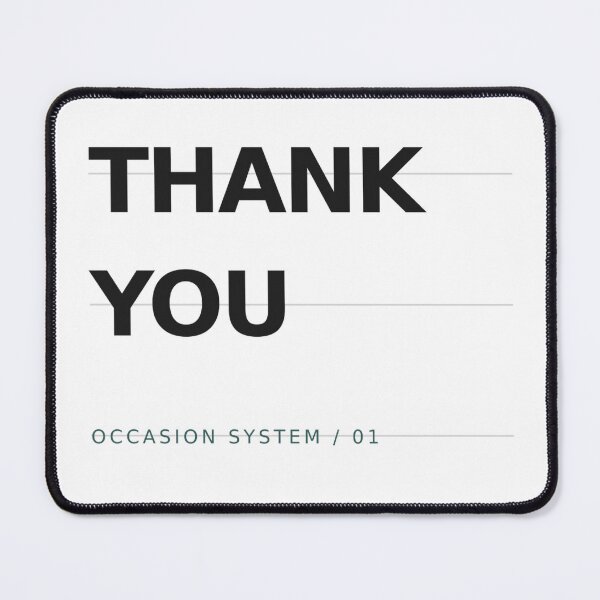 Item preview, Thank You Minimalist Typographic Design designed and sold by NiloStudio.