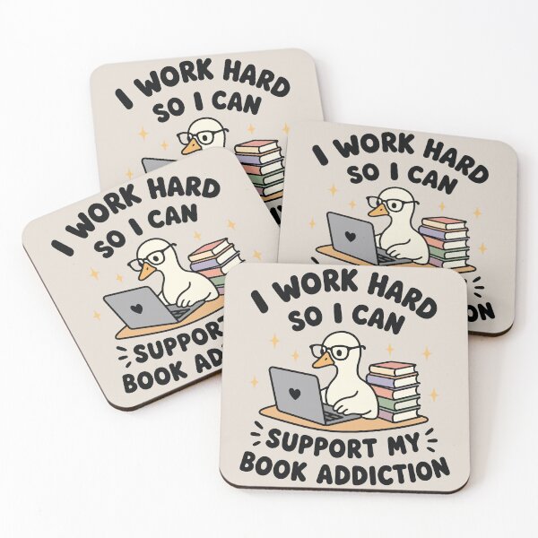 Item preview, I work hard so I can support my book addition  designed and sold by BrownHorse90s.