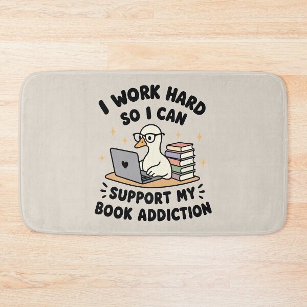 Item preview, I work hard so I can support my book addition  designed and sold by BrownHorse90s.