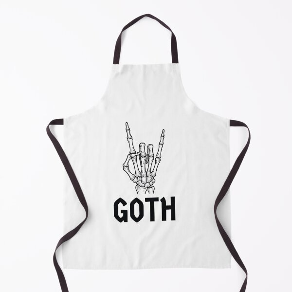 Item preview, Goth Skeleton Hand Heavy Metal Rock Sign Black Aesthetic designed and sold by OH-MY-GOTH.