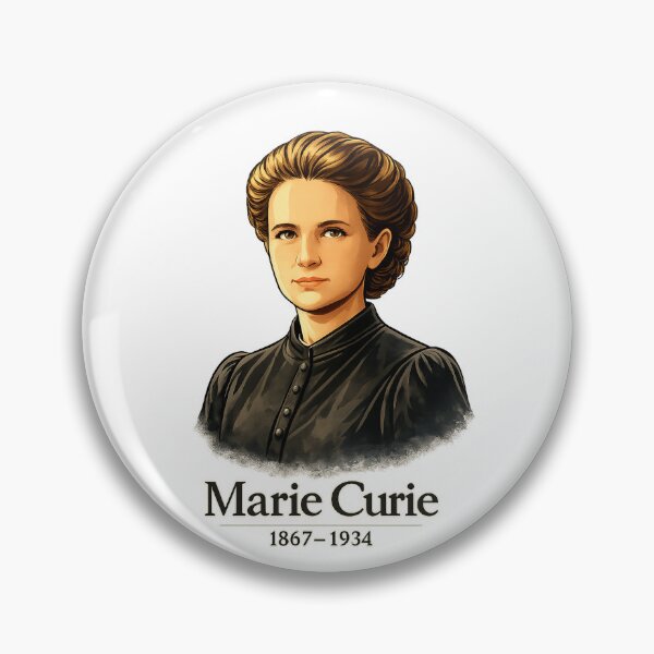 Item preview, Marie Curie Classic Tribute Portrait designed and sold by ANiyati.