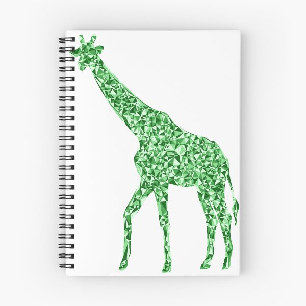 Item preview, Giraffe Green Triangular Mosaic Silhouette Design designed and sold by DymondDesigns.