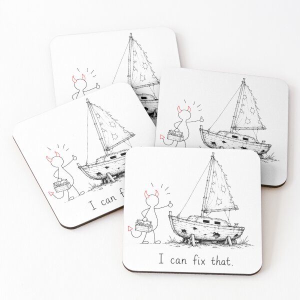 Item preview, I Can Fix That – Funny Sailboat Restoration Humor designed and sold by byMosia.