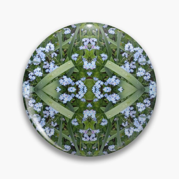 Item preview, Blue forget-me-not in her garden, mirror image designed and sold by lyloubeaupere.