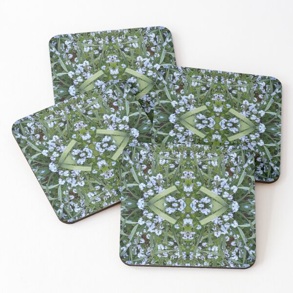 Item preview, Blue forget-me-not in her garden, mirror image designed and sold by lyloubeaupere.