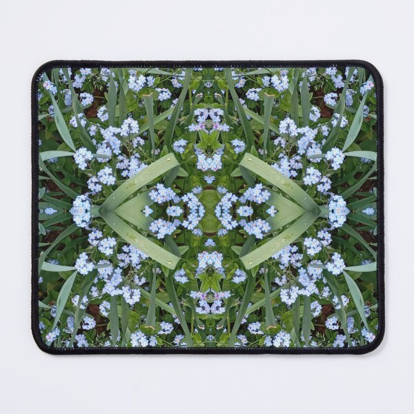 Item preview, Blue forget-me-not in her garden, mirror image designed and sold by lyloubeaupere.