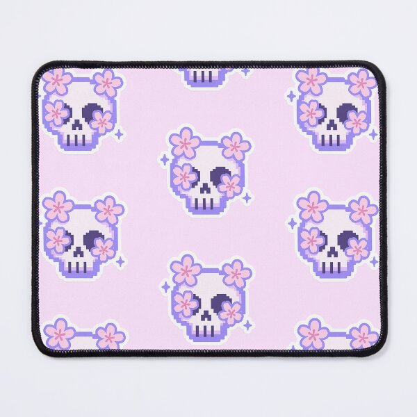 Item preview, blossom skull designed and sold by ameliaablossom.