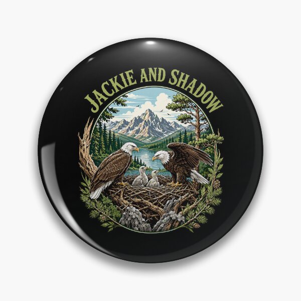 Item preview, Jackie and Shadow Bald Eagle Family Nature designed and sold by nryum.