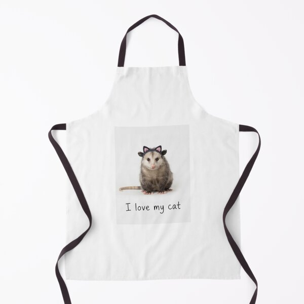 Item preview, I love my cat Opossum funny sarcastic sarcasm cat kitten kitty parody christmas birthday designed and sold by CheeseBlueprint.
