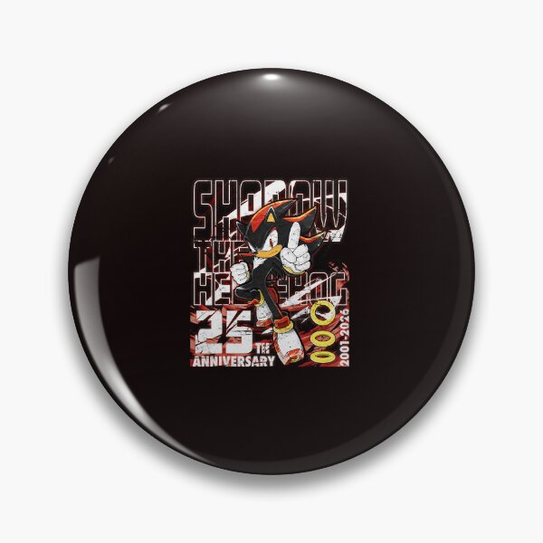 Item preview, Shadow the Hedgehog 25th Anniversary designed and sold by ImeldaSparks.
