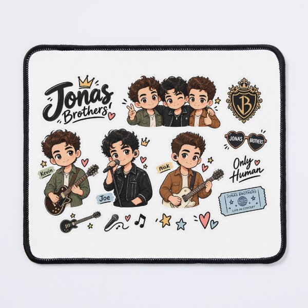Item preview, Cute Jonas Brothers Chibi Sticker Pack 2 designed and sold by NutSkyArt.