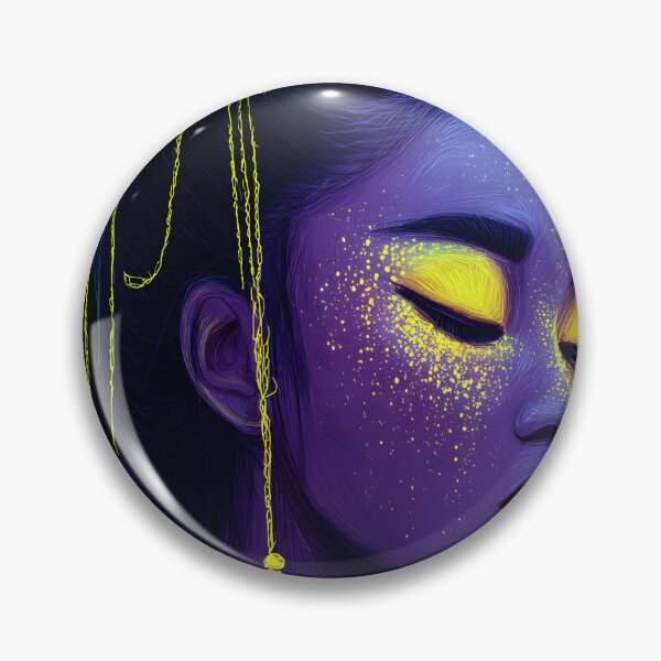 Item preview, Elegant Abstract Portrait with Yellow Accents designed and sold by Artessie.