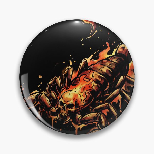 Item preview, Scorpion Mortal Kombat Ink Gaming Graphic Tee designed and sold by Senpaiwaves.