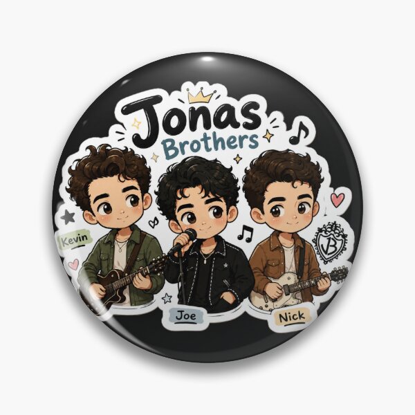 Item preview, Cute Jonas Brothers Chibi Sticker Pack designed and sold by NutSkyArt.