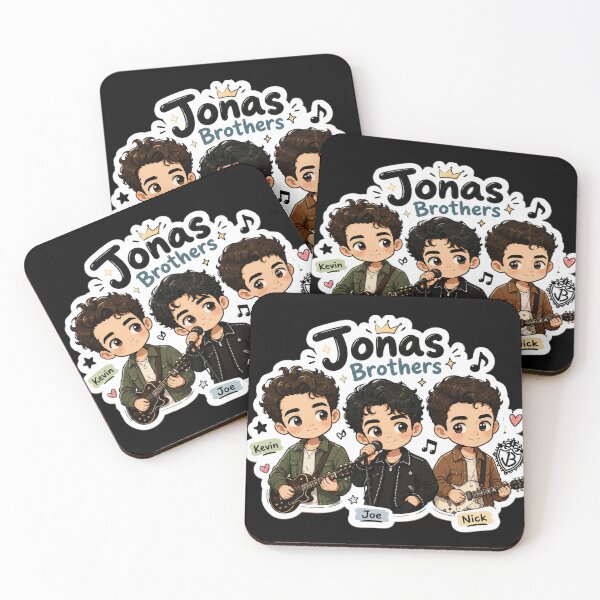 Item preview, Cute Jonas Brothers Chibi Sticker Pack designed and sold by NutSkyArt.