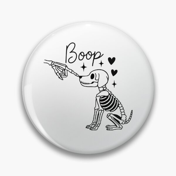 Item preview, Funny Boop Halloween Dog Skeleton designed and sold by milomatchart.