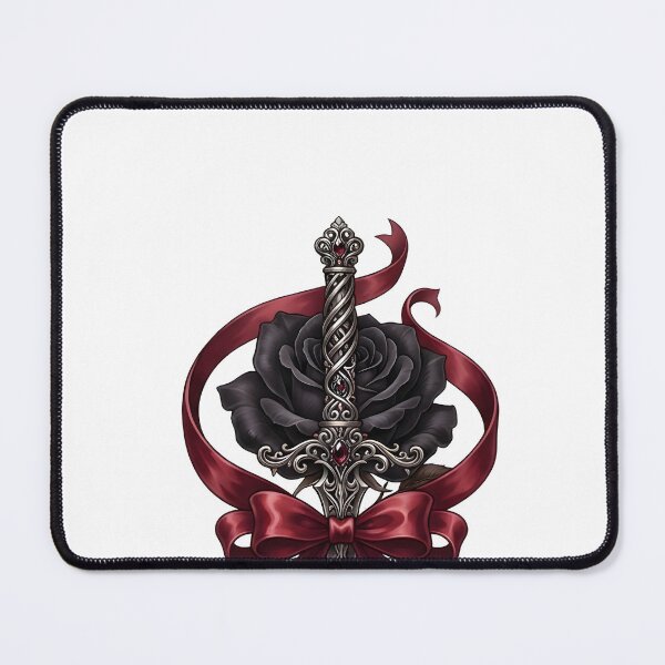 Item preview, Velvet Heart Poison Soul Dark Romance Dagger & Rose designed and sold by OH-MY-GOTH.