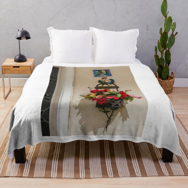 Item preview, Welcome Sign With Rooster And Colorful Floral Wall Hanging Beneath Lourdes Tile designed and sold by Nmallia.