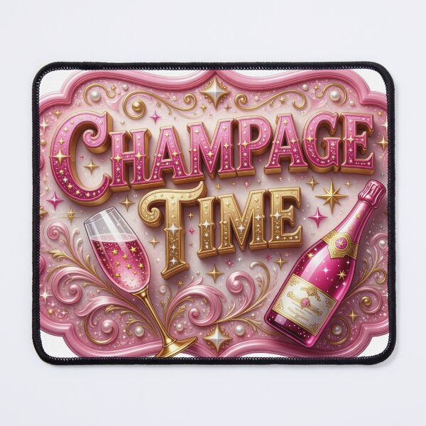Item preview, Fresh CHAMPAGNE TIME Text Design designed and sold by dazzlemakers.
