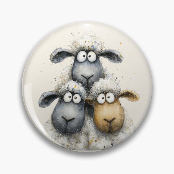 Item preview, Gorgeous Sheep ' Cotton, Marshmallow and Fleece’ BY SHiRLeY MacARTHuR designed and sold by Shirley MacArthur Art.