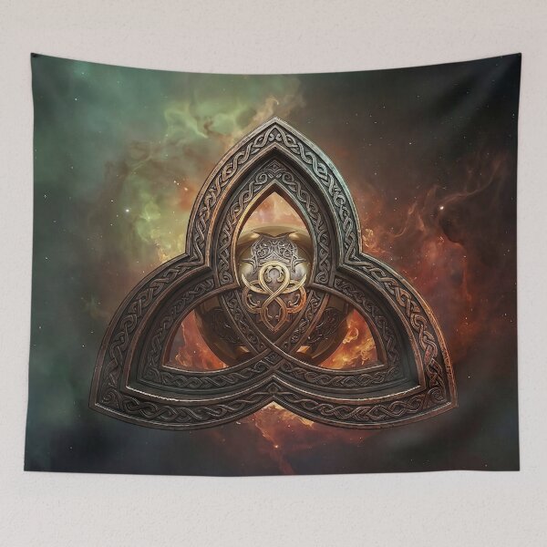 Item preview, Celtic Trinity Knot Orb Wall Art designed and sold by EWPrints.
