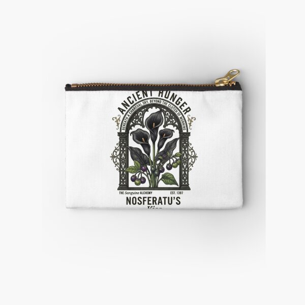 Item preview, Gothic Calla Lily Botanical Dark Academia T-Shirt, Nosferatu's Kiss Vampire Floral Tee, Occult Witchy Aesthetic Apparel designed and sold by justyna-s28.