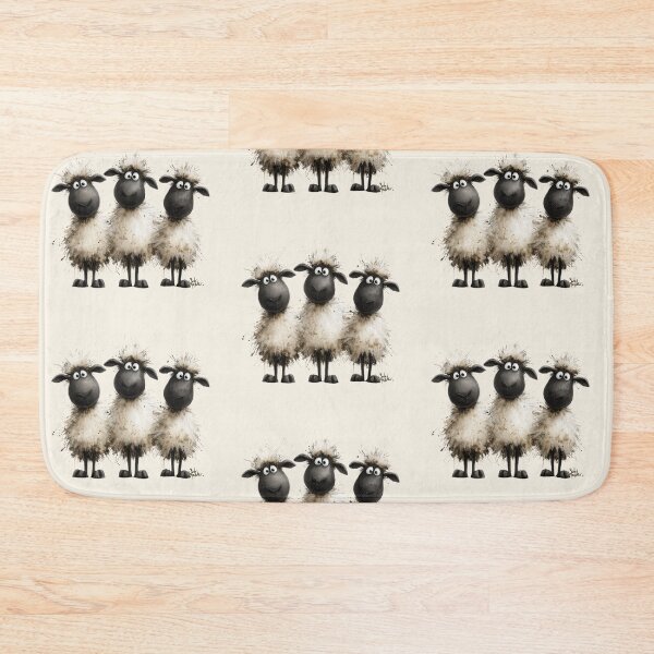 Item preview, Gorgeous Valais Sheep ' 3 Little Lambs ’ BY SHiRLeY MacARTHuR designed and sold by Shirley MacArthur Art.
