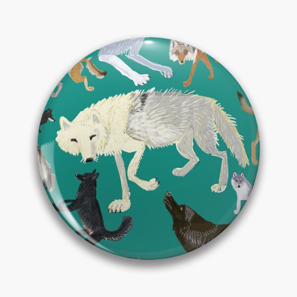 Item preview, Wolves of the World in green designed and sold by belettelepink.