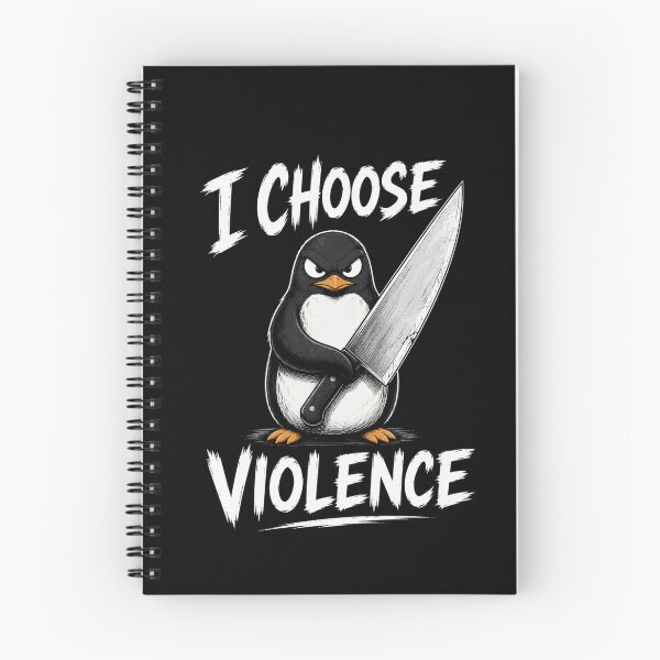 Item preview, I Choose Violence Penguin  designed and sold by TheEndDesign.