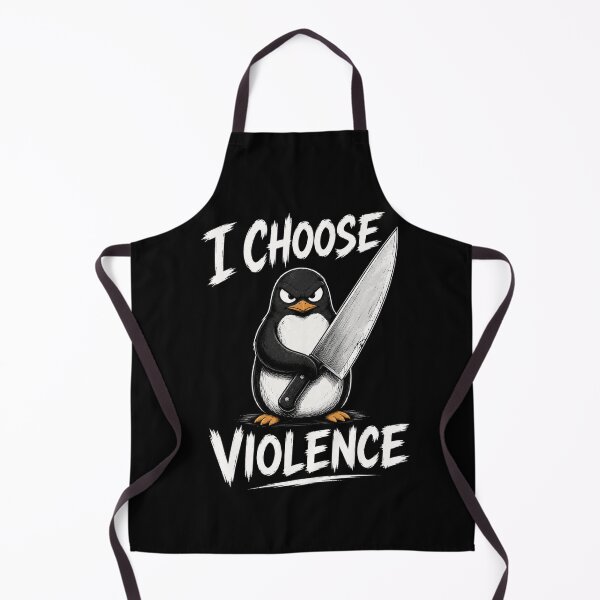 Item preview, I Choose Violence Penguin designed and sold by TheEndDesign.