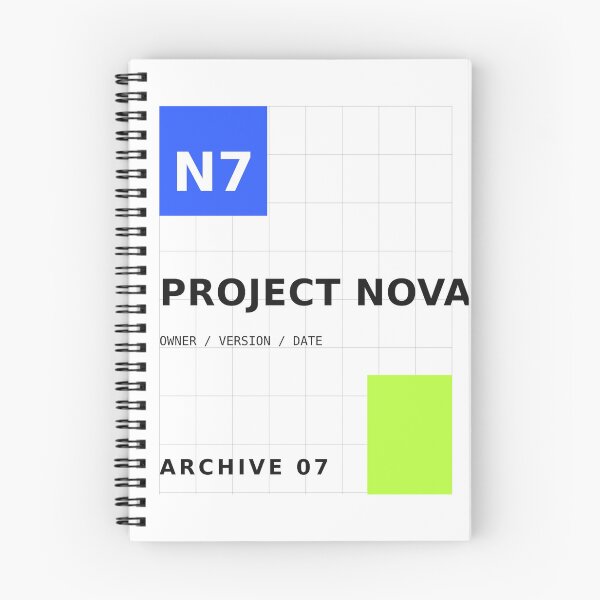 Item preview, Project Nova Modern Technical Grid Poster designed and sold by NiloStudio.