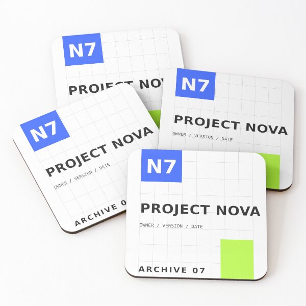 Item preview, Project Nova Modern Technical Grid Poster designed and sold by NiloStudio.