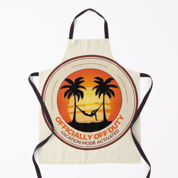 Item preview, Officially Off Duty Vacation Mode Vintage Palm Tree Sunset designed and sold by Joshbrowny.