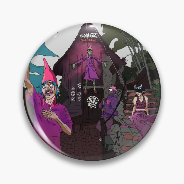 Item preview, Cracker Island Gorillaz Album Cover Art designed and sold by MrPodMicropsArt.