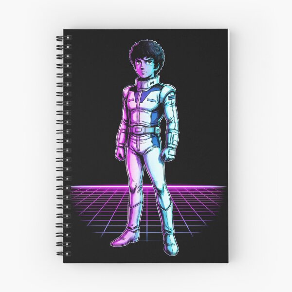 Item preview, Amuro Ray Gundam Synthwave Video Game Streetwear Tee designed and sold by Senpaiwaves.