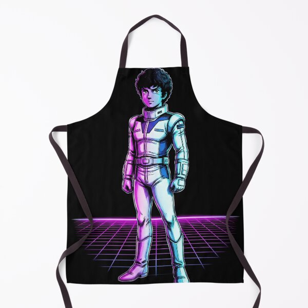 Item preview, Amuro Ray Gundam Synthwave Video Game Streetwear Tee designed and sold by Senpaiwaves.