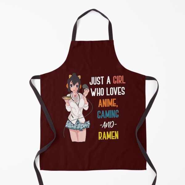 Item preview, Just A Girl Who Loves Anime Gaming And Ramen designed and sold by DudleyTimothy.