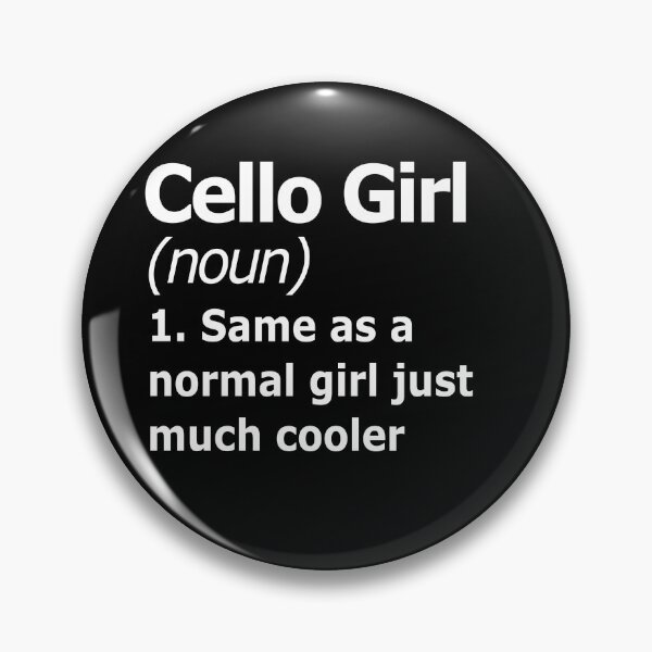 Item preview, Funny Cello Girl Definition Design designed and sold by OfTheNorthCo.