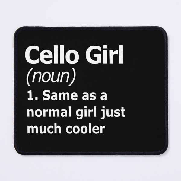 Item preview, Funny Cello Girl Definition Design designed and sold by OfTheNorthCo.