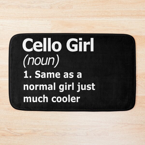 Item preview, Funny Cello Girl Definition Design designed and sold by OfTheNorthCo.