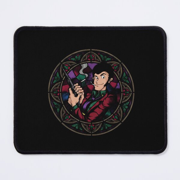 Item preview, Arsene Lupin Iii Lupin III Stained Glass Anime Gaming Shirt designed and sold by Senpaiwaves.