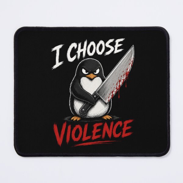 Item preview, I Choose Violence Penguin designed and sold by TheEndDesign.