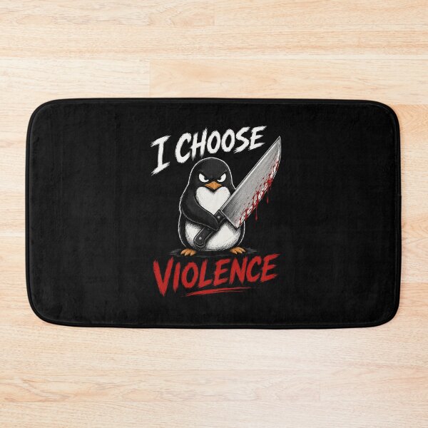 Item preview, I Choose Violence Penguin  designed and sold by TheEndDesign.