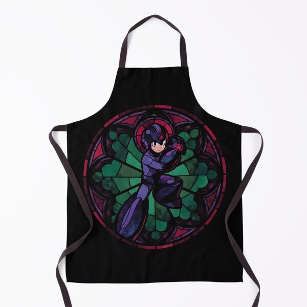 Item preview, Mega Man Charging His Buster Mega Man Stained Glass Gaming Graphic Tee designed and sold by Senpaiwaves.