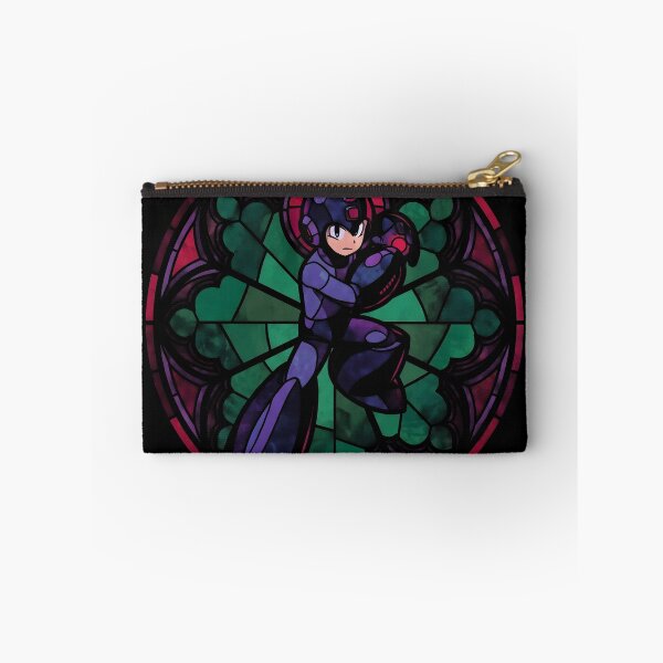 Item preview, Mega Man Charging His Buster Mega Man Stained Glass Gaming Graphic Tee designed and sold by Senpaiwaves.